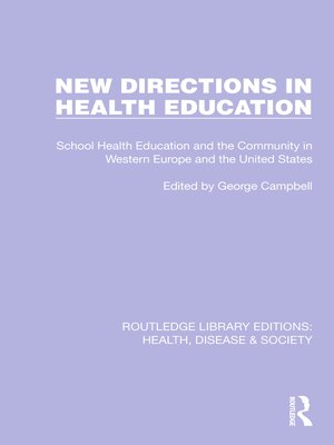 cover image of New Directions in Health Education